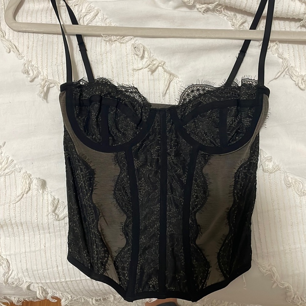 Urban outfitters out from under black corset size small